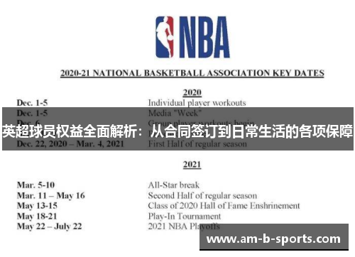 英超球员权益全面解析：从合同签订到日常生活的各项保障